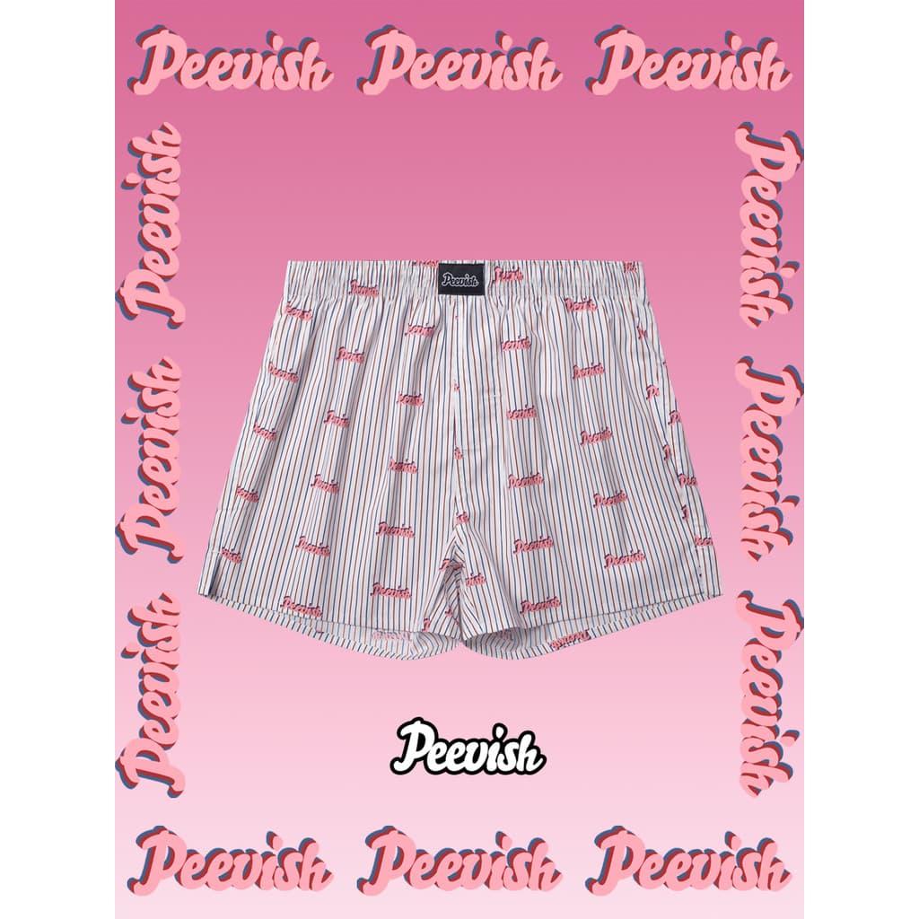 PEEEVISH puro algodão seta calças Boxer masculino solto roupa interior cabeça casal pijama calças femininas casa Shorts