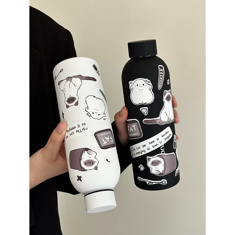 Nicho copo térmico meninas de alto valor chá fazendo presente copo portátil Takeaway café copo de água estudante copo de