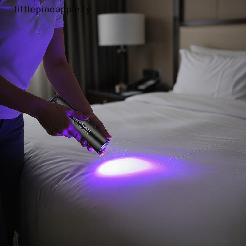 Pequena Lanterna Portátil UV 365nm Para Detecção De Manchas E Percevejos De Animais De Estimação [COD]