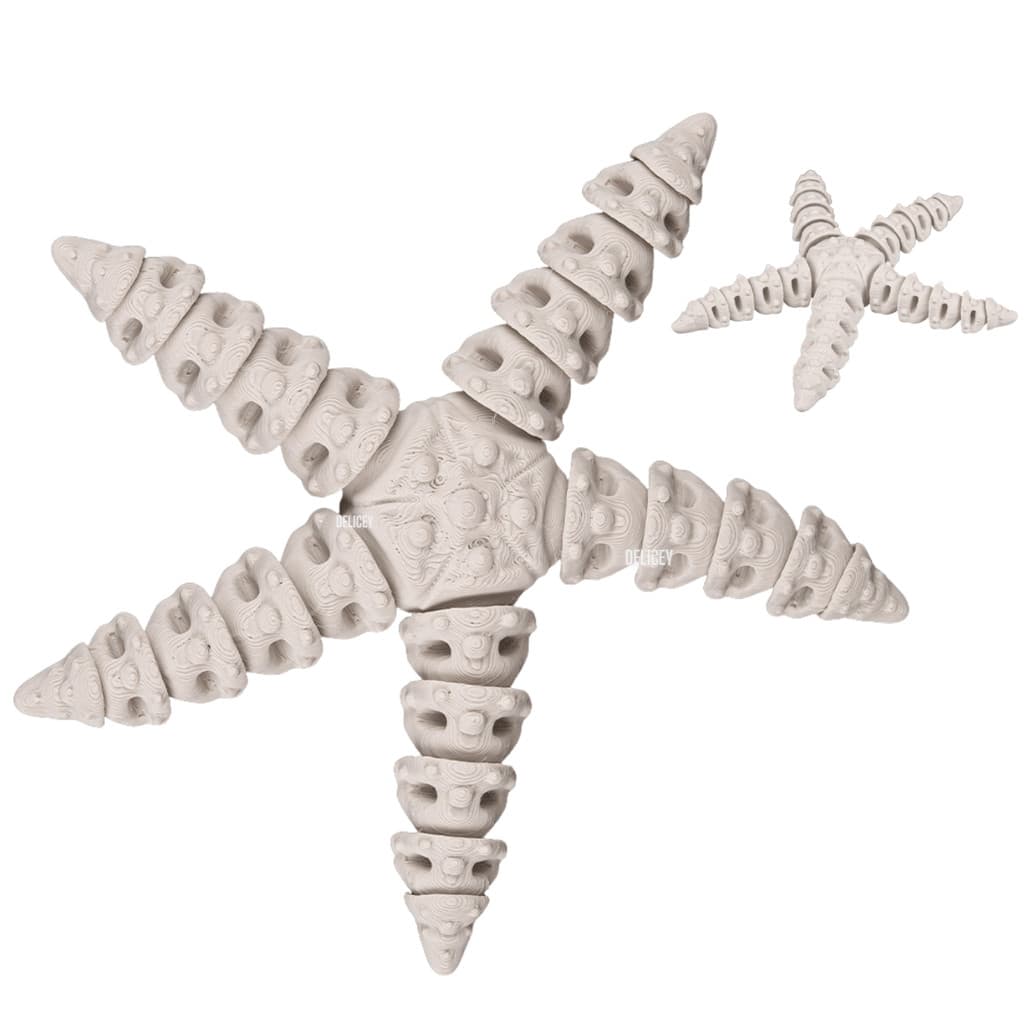 Animal Esqueleto Estrela Do Mar Articulado Miniatura 13cm