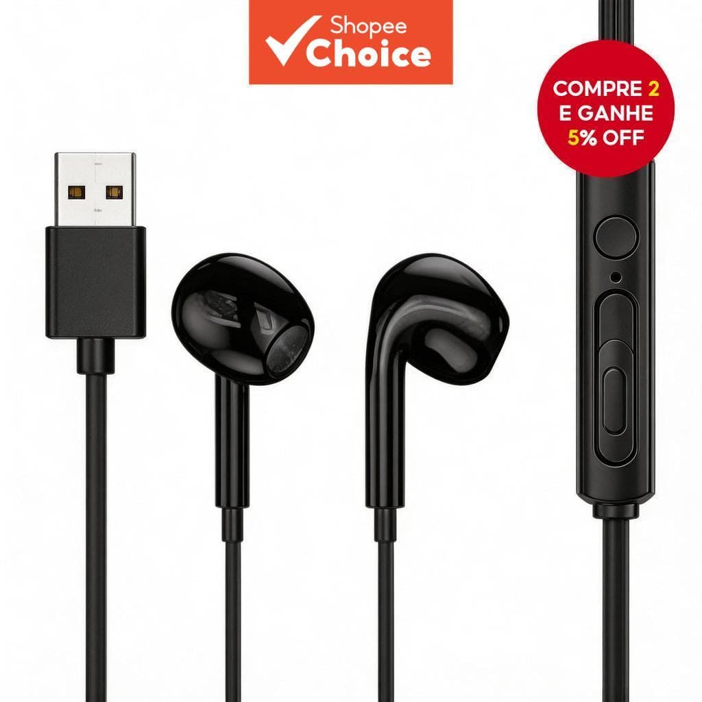 Poermax U10 Fones De Ouvido Com Fio Para Jogos Fone Som Surround De 7.1 Canais USB Microfone PC Laptop Gamer Chamadas Vi
