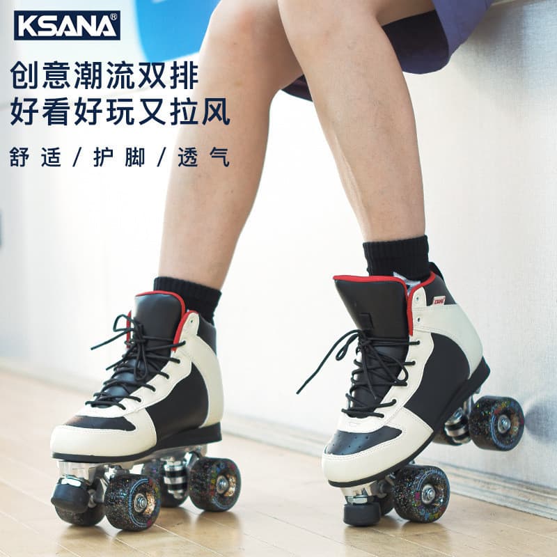 KSANA par momentâneo patins de salto plano patins profissionais crianças adulto masculino feminino patins de quatro roda