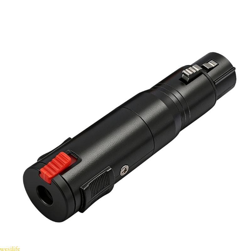 Professional XLR Fêmea Para Conversão Adaptador Som 1 4 6 35 Mm