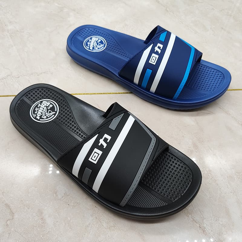 Genuíno puxar para trás chinelos masculinos sapatos de borracha antiderrapante impermeável lazer diário interior 3225-32