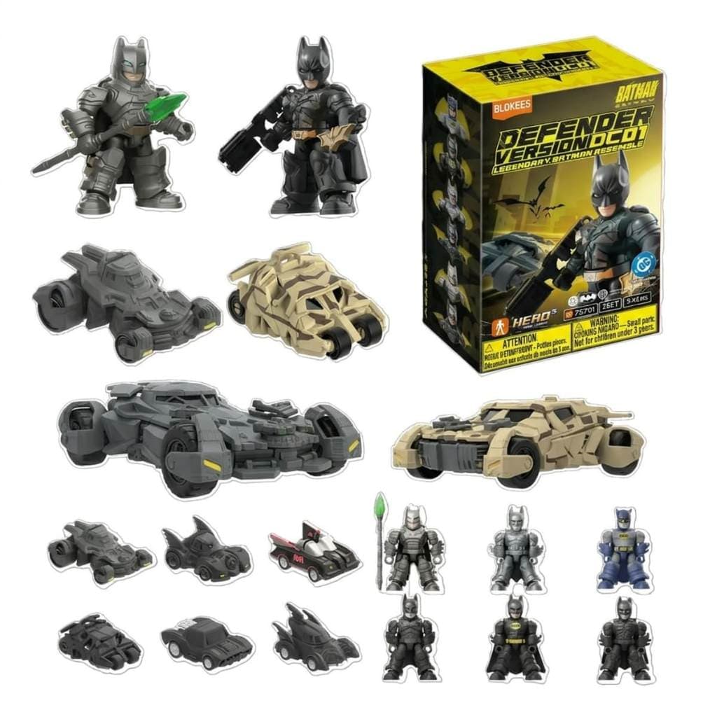 Boneco Legendary Batman Assemble Defender Version 1 Figuras Sortidas - Blokees NB