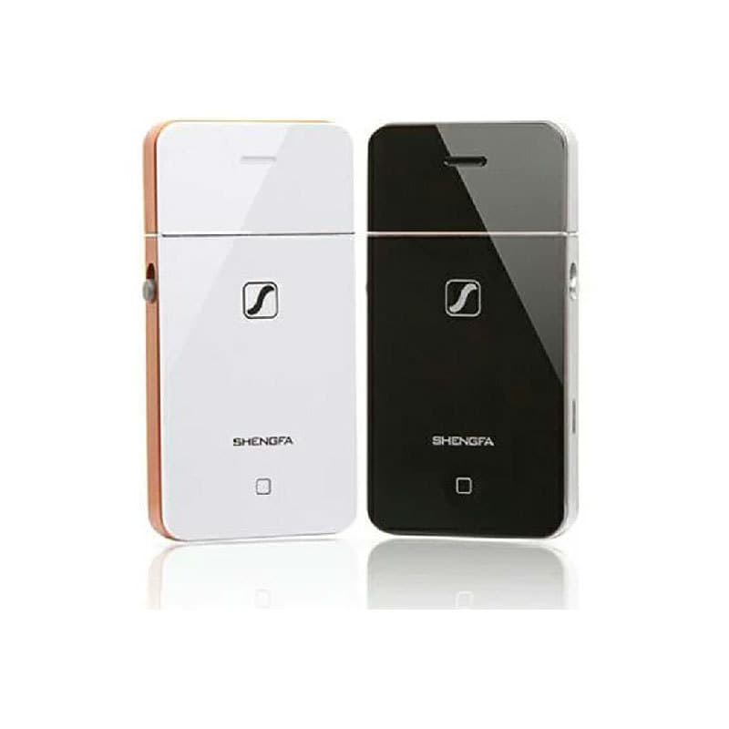 barbeador eletrico masculino She Shengfa 2055 Ultra-fino portátil recarregável barbeador elétrico estilo iPhone fácil de