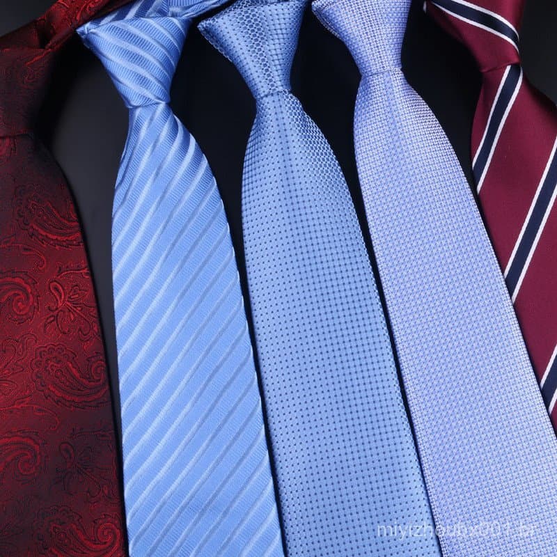 Gravata masculina de seda, gravata formal de seda genuína para trabalho, gravata profissional listrada estilo coreano pa