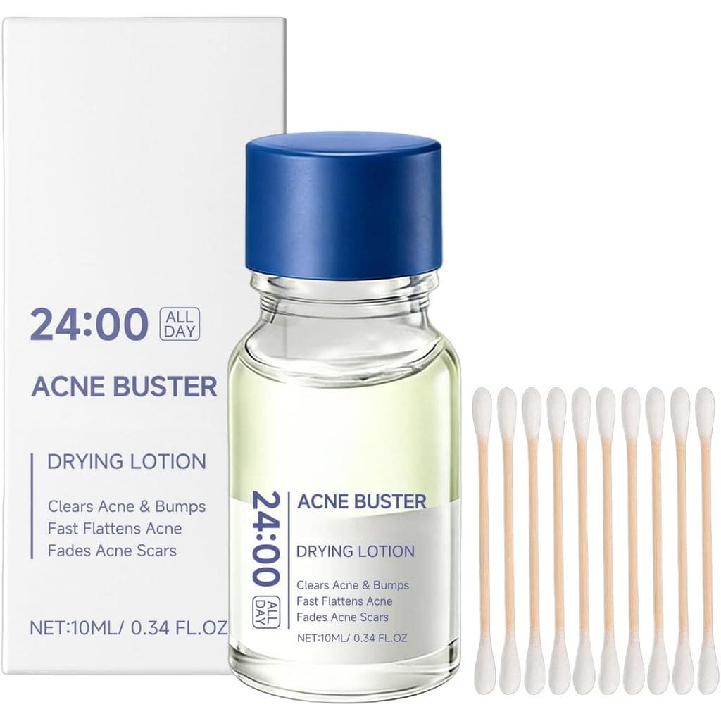 Loção Secante para Acne, Tratamento Localizado para o Rosto, Controle de Espinhas e Tratamento de Acne, Fórmula Hidratan