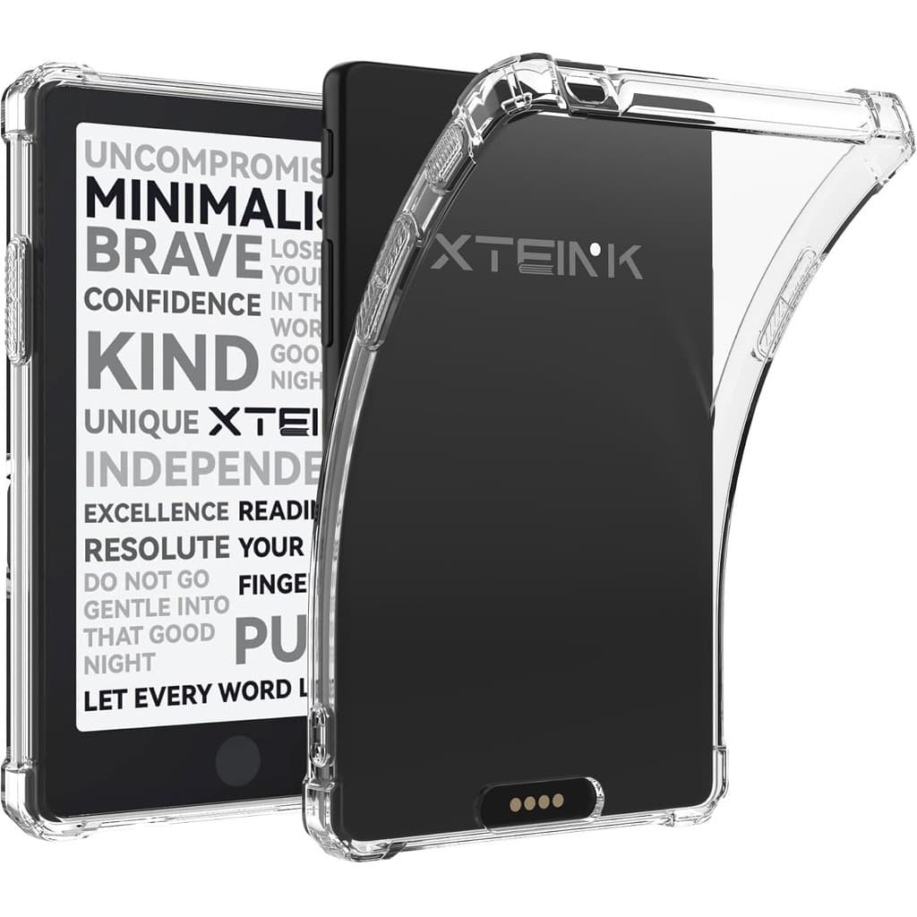 Capa Transparente Para Leitor Eletrônico Xteink X4 Pro , Traseira Em TPU Macio