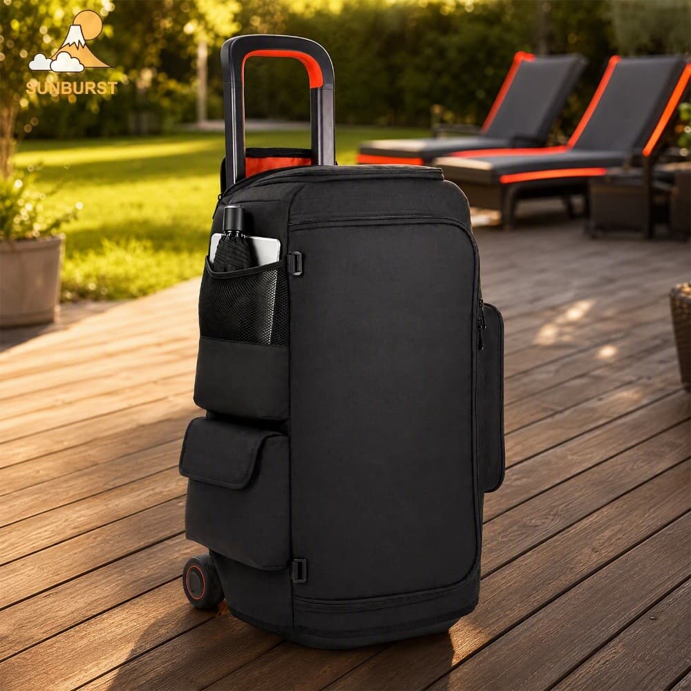 [Sunburst1 . br] Capa Protetora De Alto-Falante Bolsa Para De Festa 330 Nylon Bolsos Duplos À Prova D'água