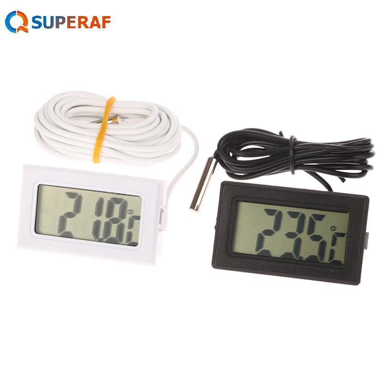 SUPERAF FY-10 Mini LCD Termômetro Digital Aquário Carro Banho De Água Testador De Temperatura Detector Monitor Sensor In