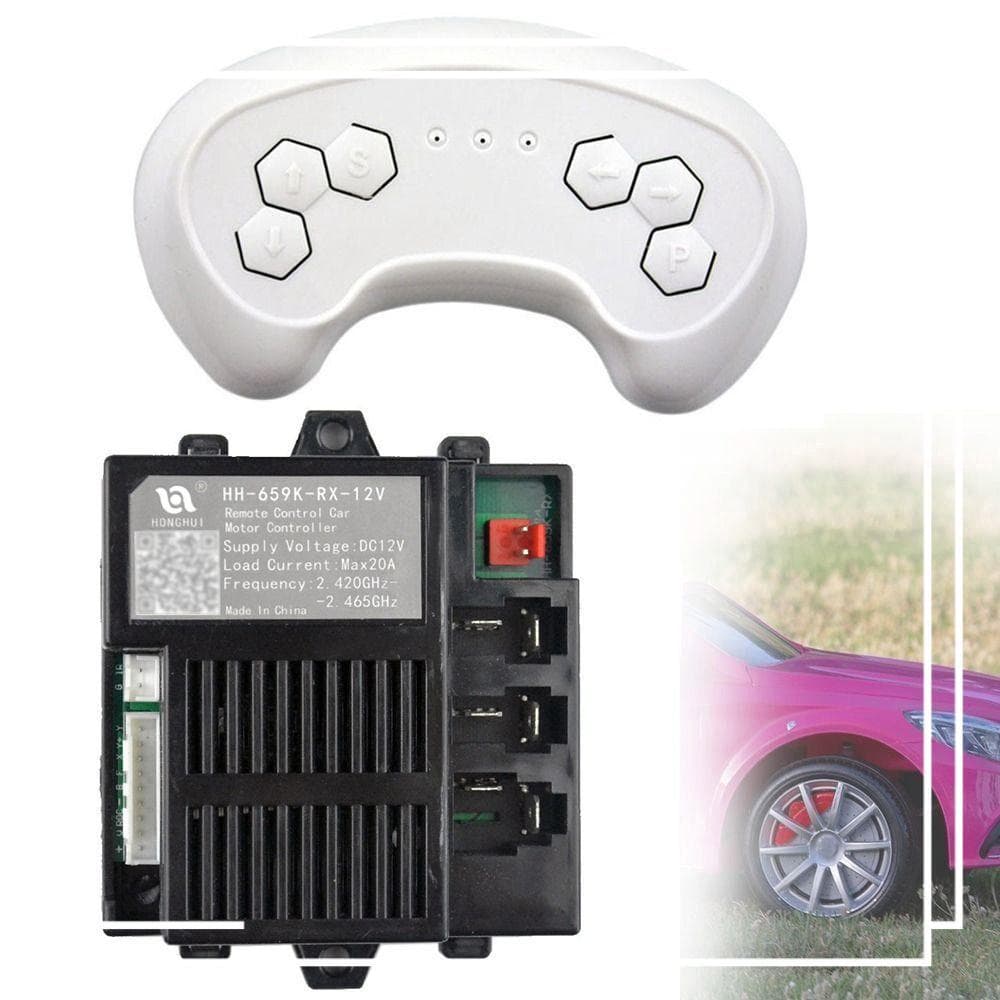 Controle Remoto , Receptor De Carro Elétrico Infantil HH-659K-RX-12V , Controlador De Partida Suave