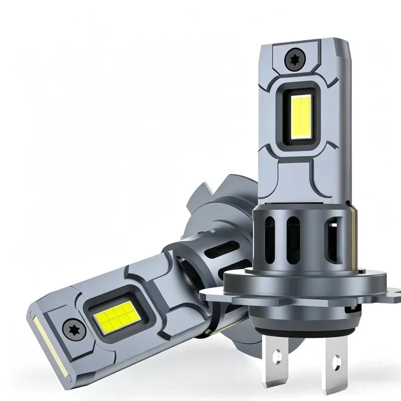 Mini Lâmpada de Farol LED H7 20000LM Sem Fio 120W CSP, Lâmpadas de Diodo LED Turbo H7 para Carro 12V 6500K
