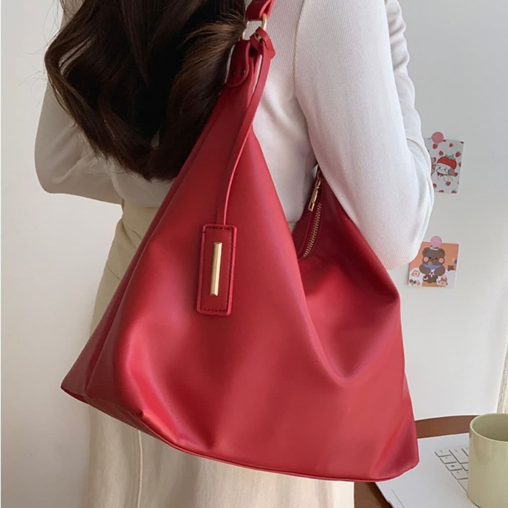 Bolsa de ombro vermelha bolsa de viagem bolsa de moda feminina bolsa mensageiro bolsa de axilas bolsa Casual de grande c