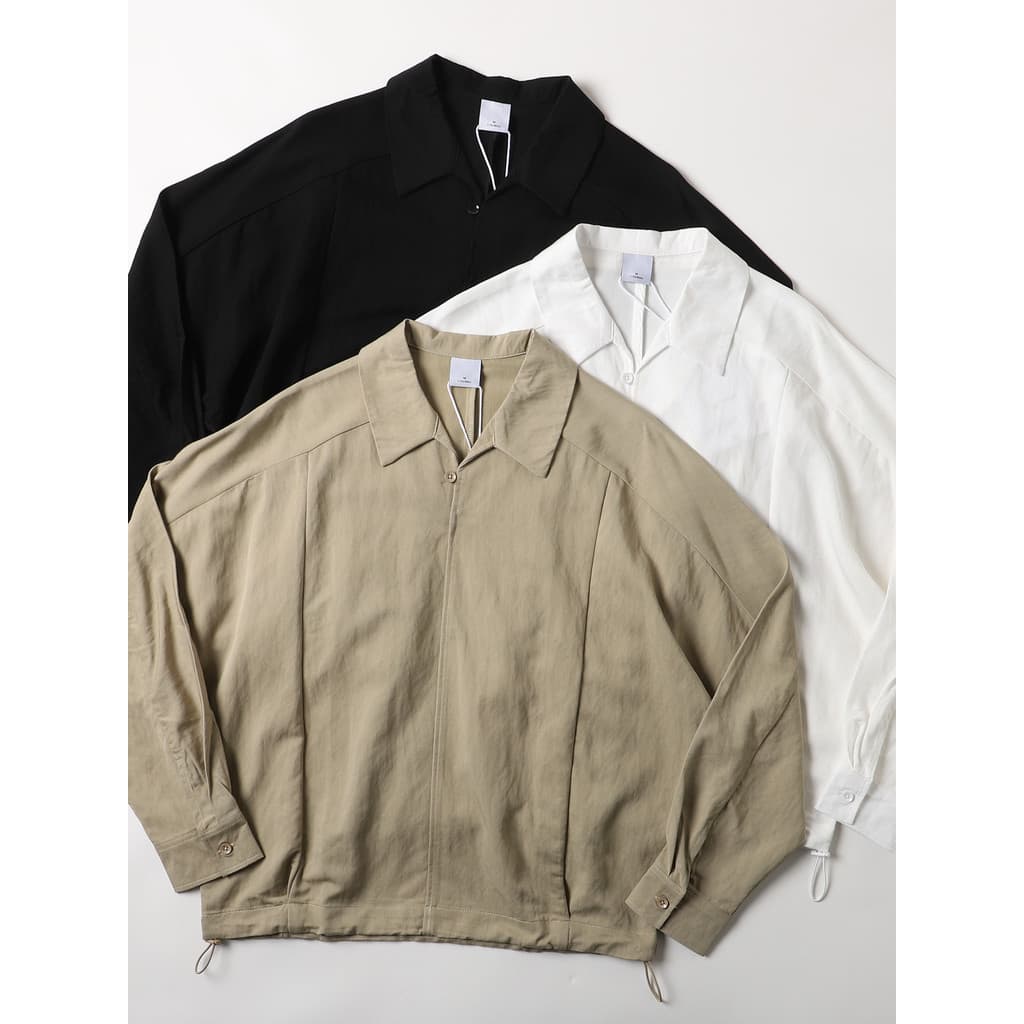 Drape elegante estilo japonês solto versão larga boneca manga longa pulôver lapela camisa masculina rufião bonito camisa