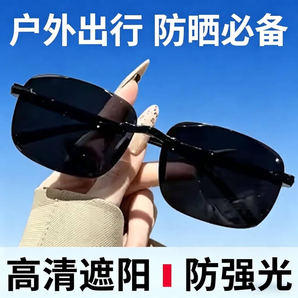 Diansu 2026 Novo estilo unissex óculos de sol HD óculos de pesca para dirigir óculos retrô protetor solar Tai