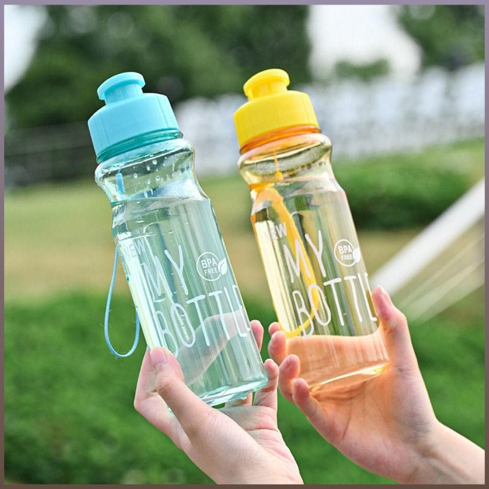 ROWANBABY 550ML Garrafa De Água Viagem Transparente Esporte Grande Capacidade