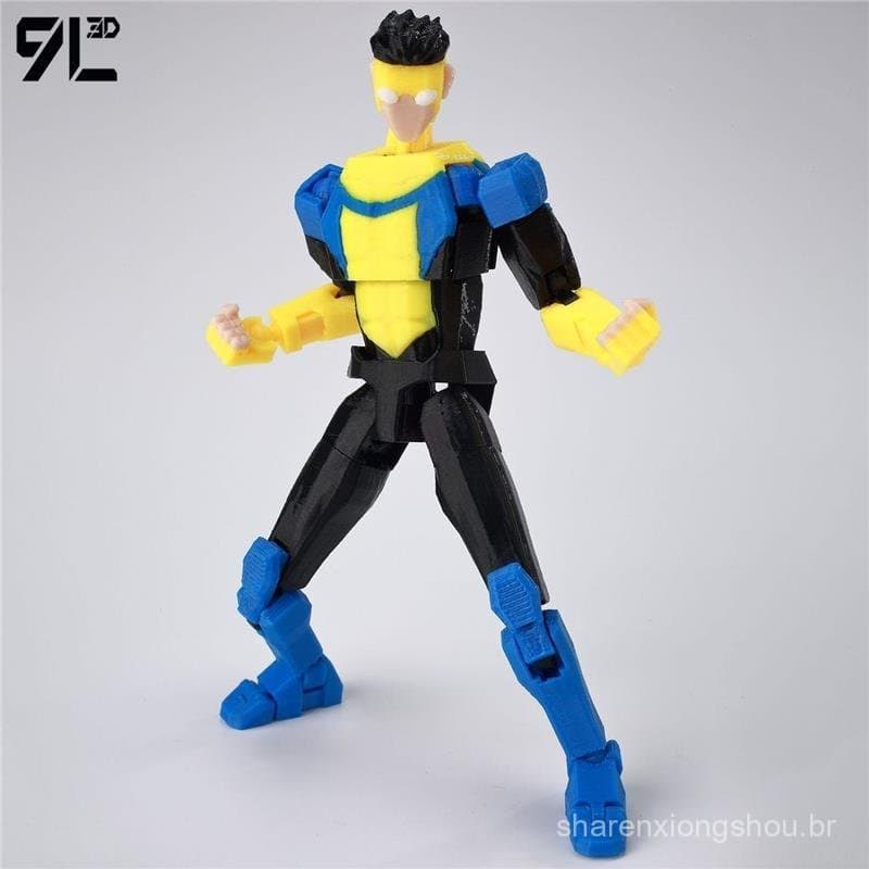 Novo Herói Menino Invencível, Figura 3D Impressa do Anime Lucky 13, Ornamento de Mesa, Presente para Meninos 1PAD