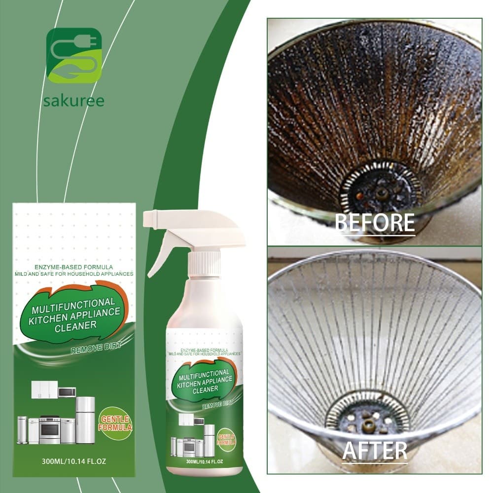 Spray De Limpeza De Graxa Multiuso Desengordurante Superfície 300ml