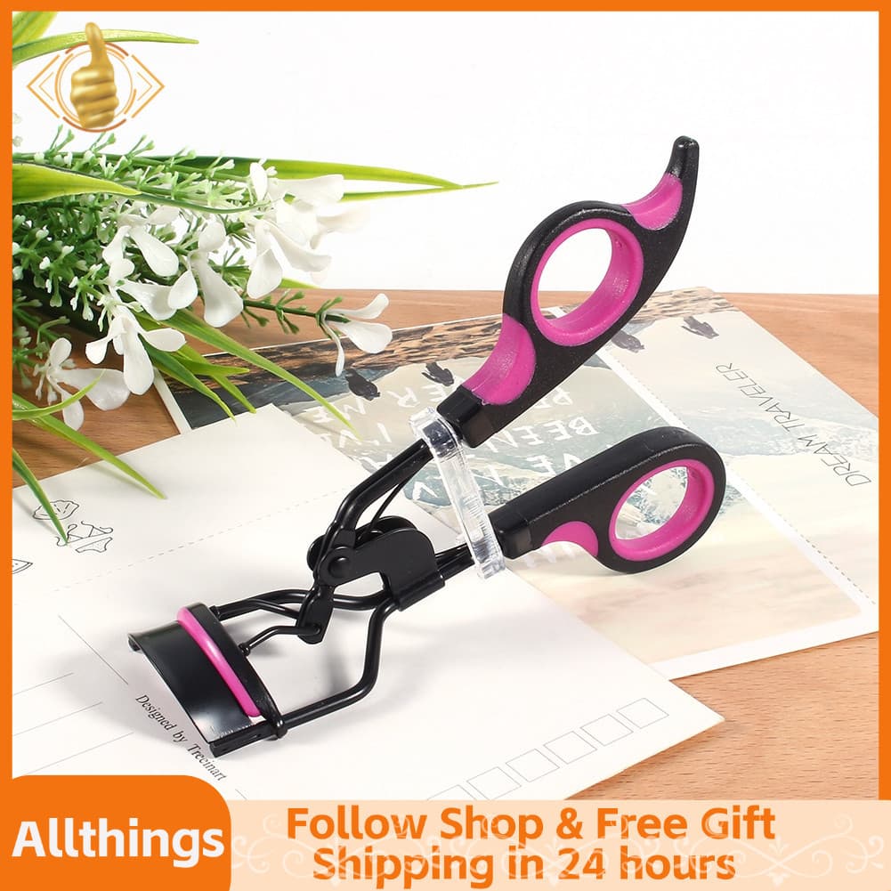 Allthingss-br Haofy Pinça de maquiagem profissional para mulheres, clipes de estilo de cílios postiços, ferramentas