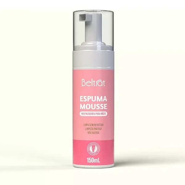 ESPUMA MOUSSE HIGIENIZADORA PARA MÃOS BELTRAT 150ml