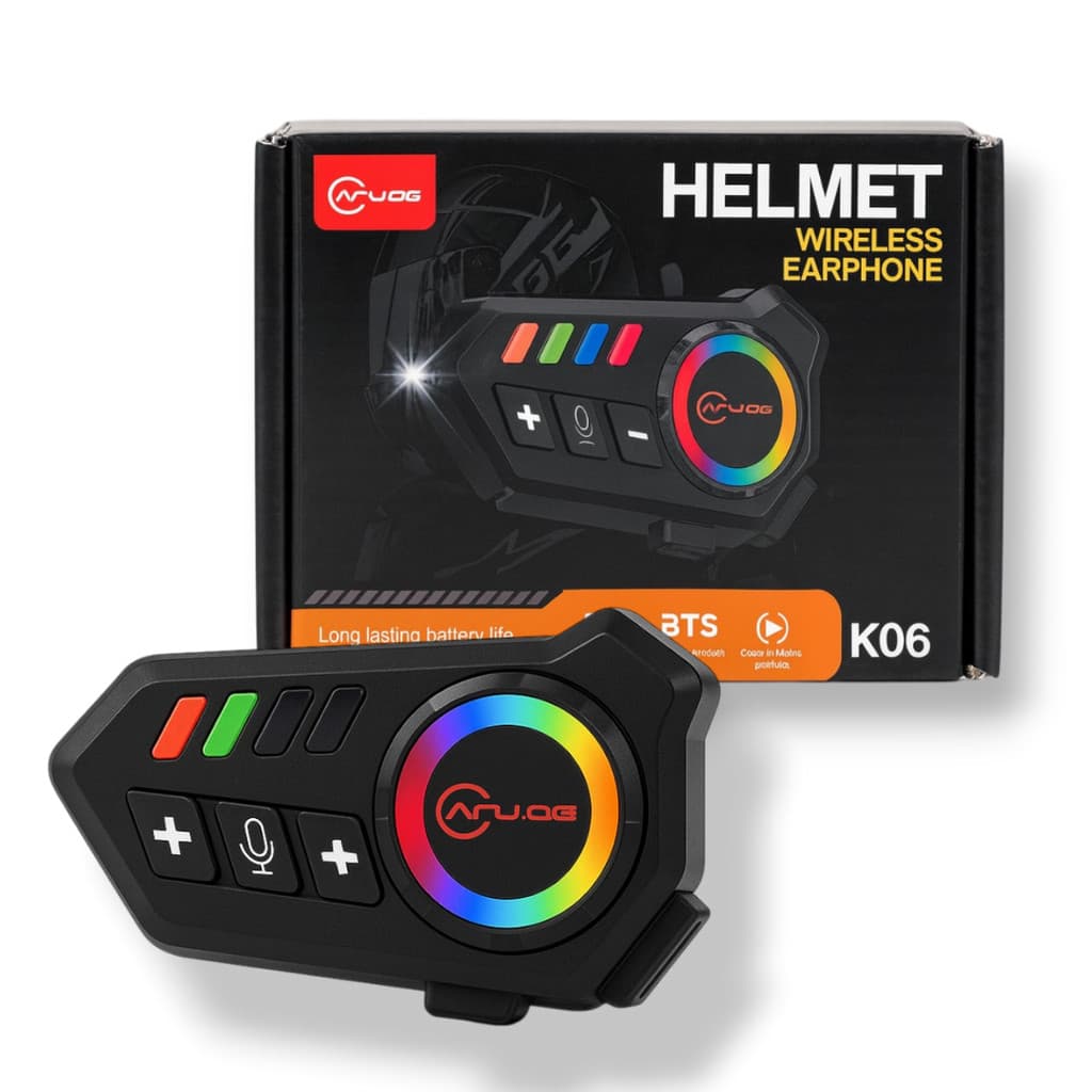 Intercomunicador Bluetooth K06 Para Capacete Moto Sem Fio