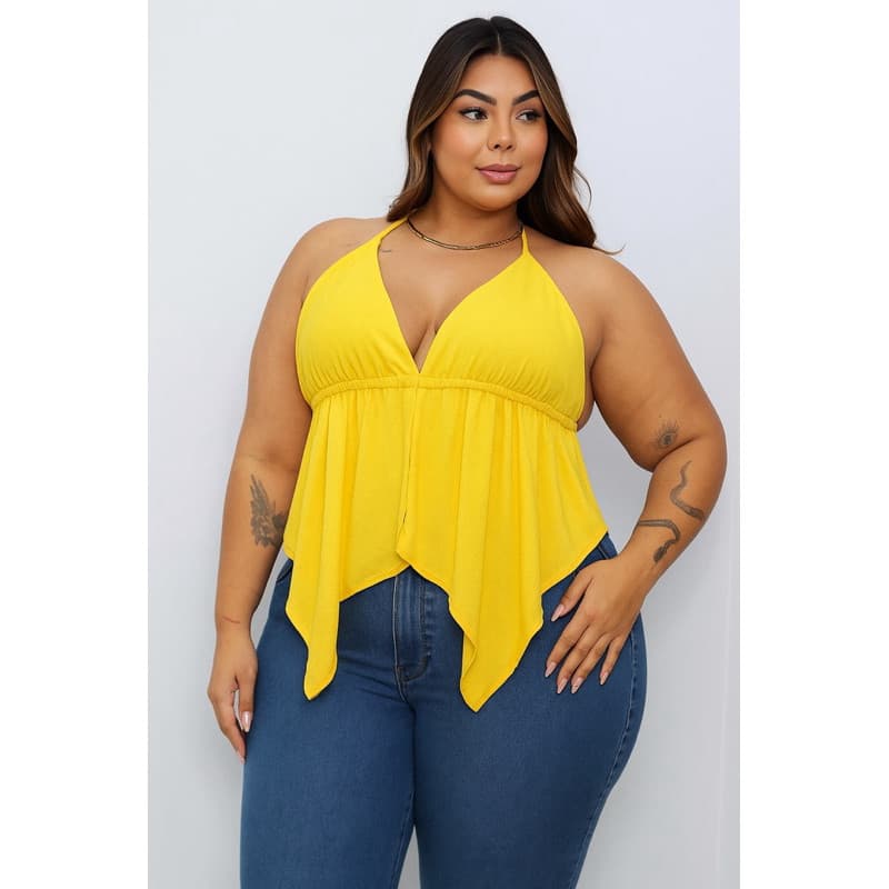 BLUSA BATA TOP CROOPED TÚNICA ABRE E FECHA CURTININHA FRENTE  UNICA NOVAS VERÃO PLUS SIZE BABADO