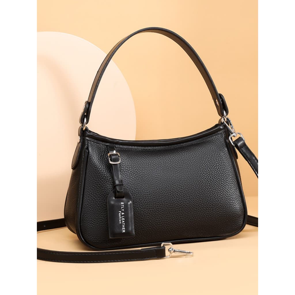 Nicho Design bolsa feminina de couro genuíno 2024 novo estilo mãe de meia-idade bolsa feminina Casual All-Match Commuter