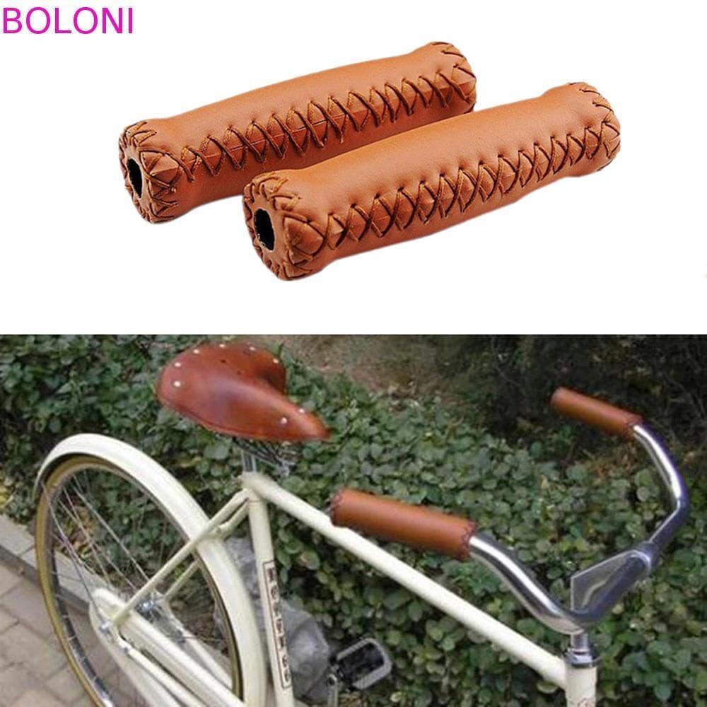 BOLONI Couro Apertos De Bicicleta Guiador Capa Artificial Mountain Bike Cidade