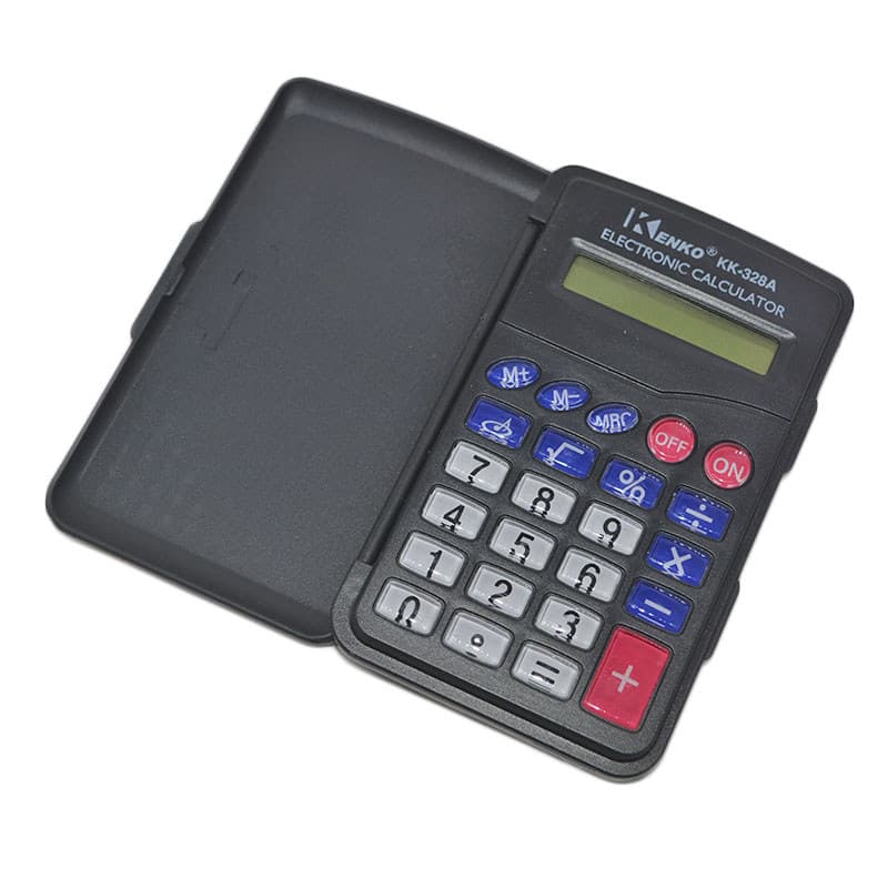 Calculadora portátil Flip calculadora pequena calculadora de bolso portátil de estudante
