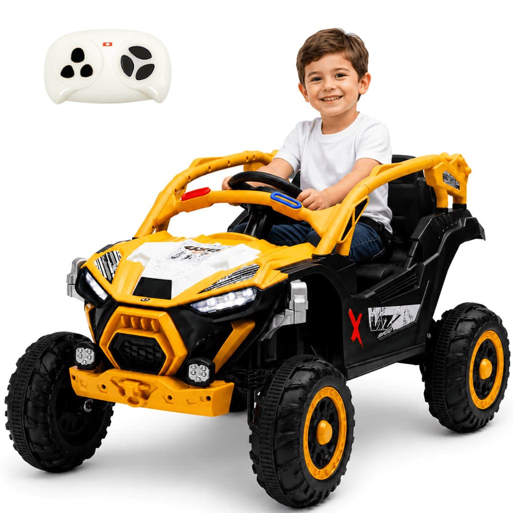 Quadriciclo Eletrico Infantil Zippy Utv Adventure Laranja 12V Controle