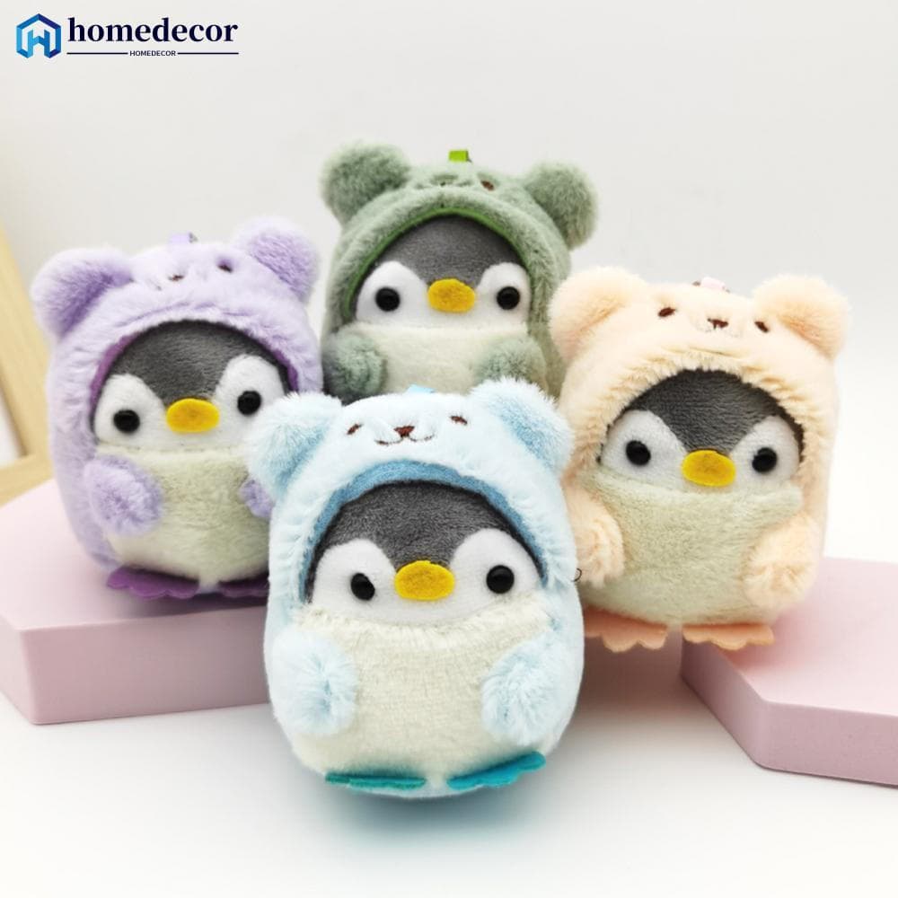Homedecoração Bonito Dos Desenhos Animados Pinguim Pelúcia Bonecas Brinquedos Chaveiro Saco Pingente Crianças Brinquedo
