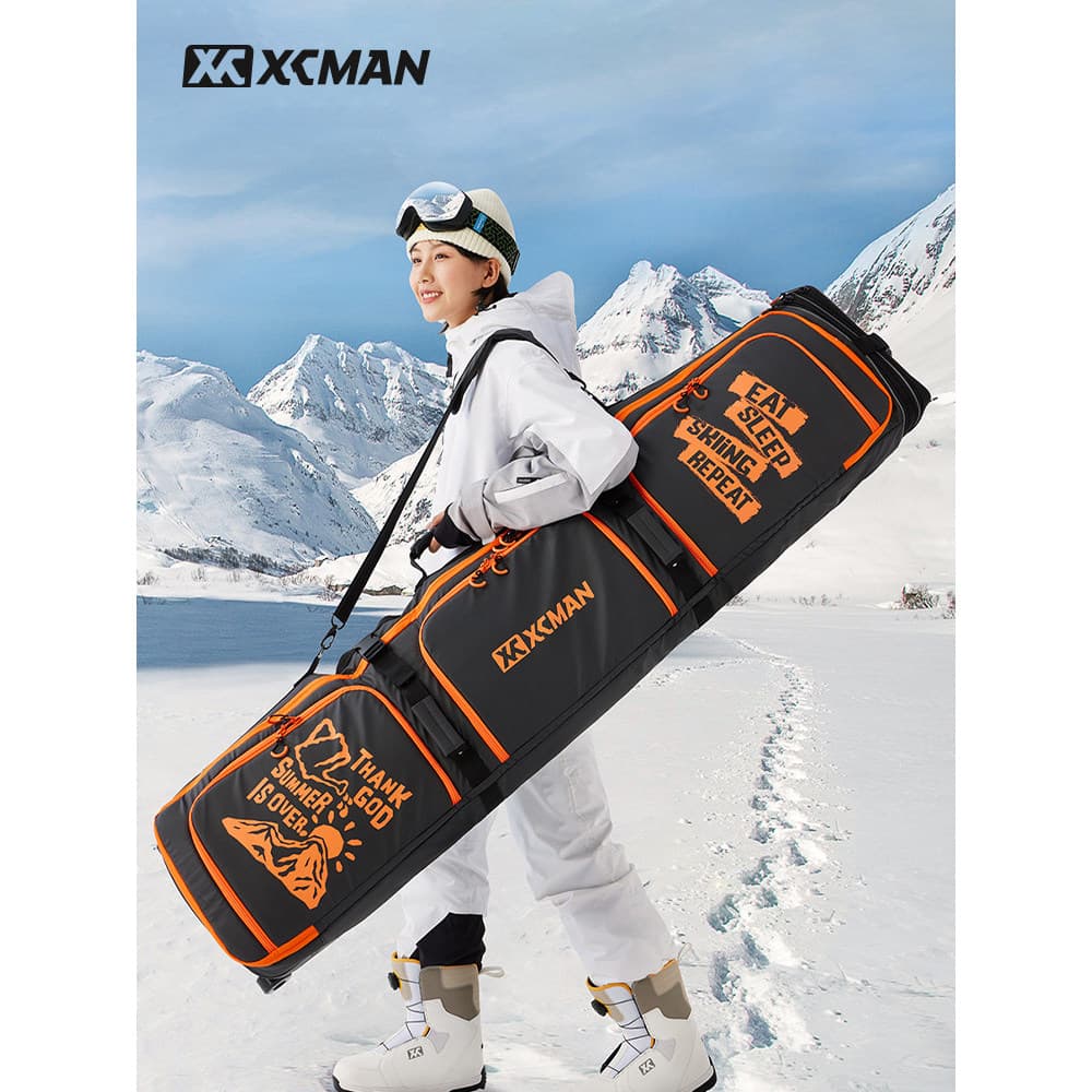 XCMAN Skiboard saco com rolo duplo saco de placa única à prova dwaterproof água grande capacidade saco de esqui equipame