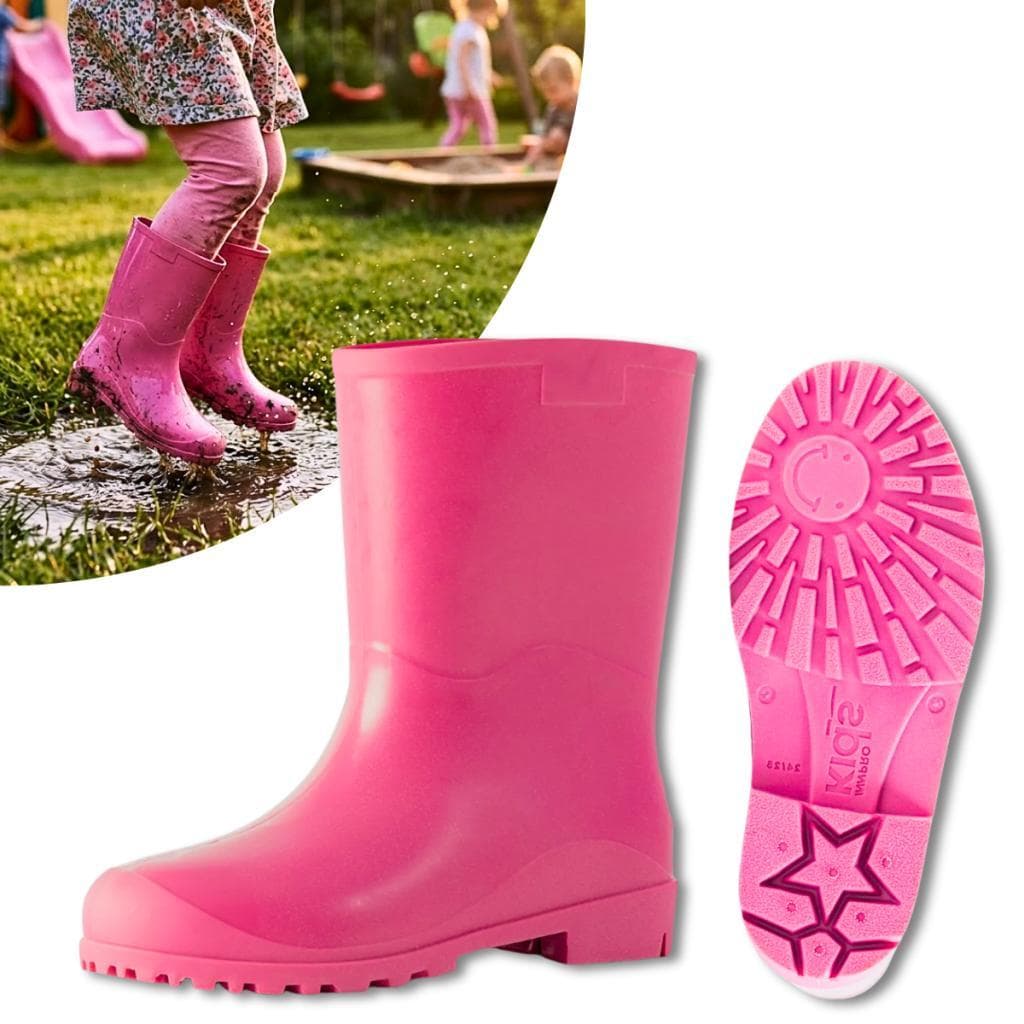 Bota Infantil Galocha Impermeavel Borracha Para Chuva Kid