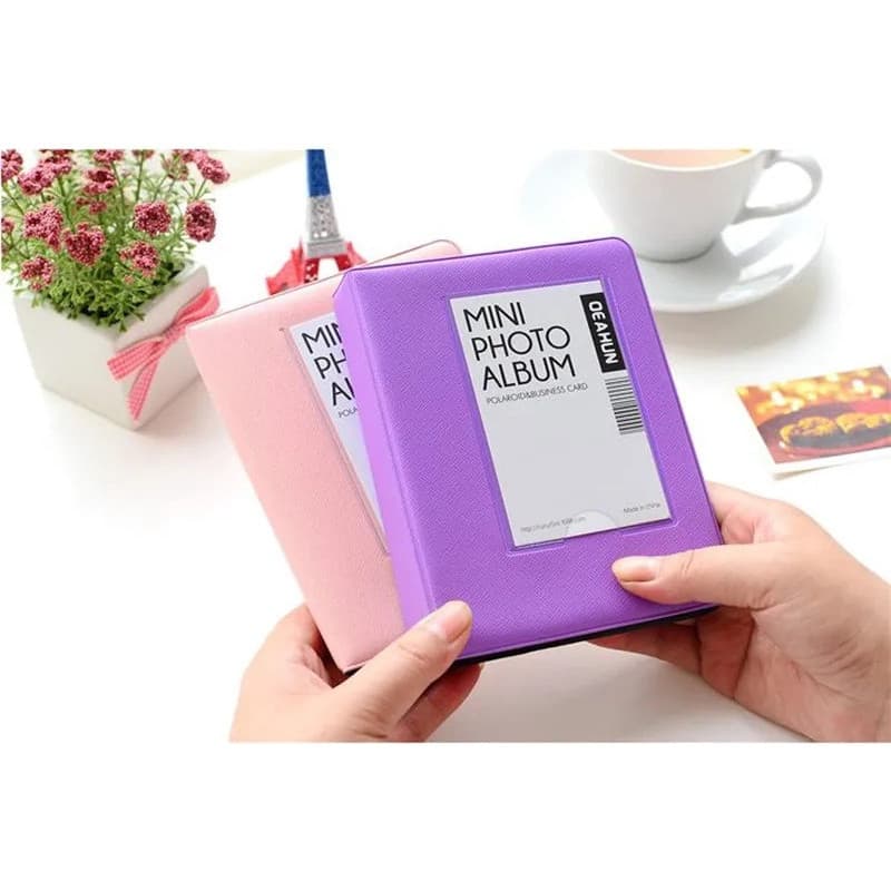64Pockets Mini Álbum De Fotos Instantâneas Para Fujifilm Instax Film 7s 8 25 50s 90 Album