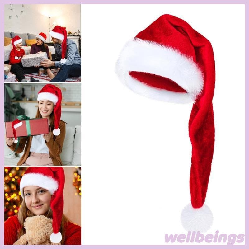 Chapéu Papai Noel Ajustável WELL Natal Unissex Para Festa