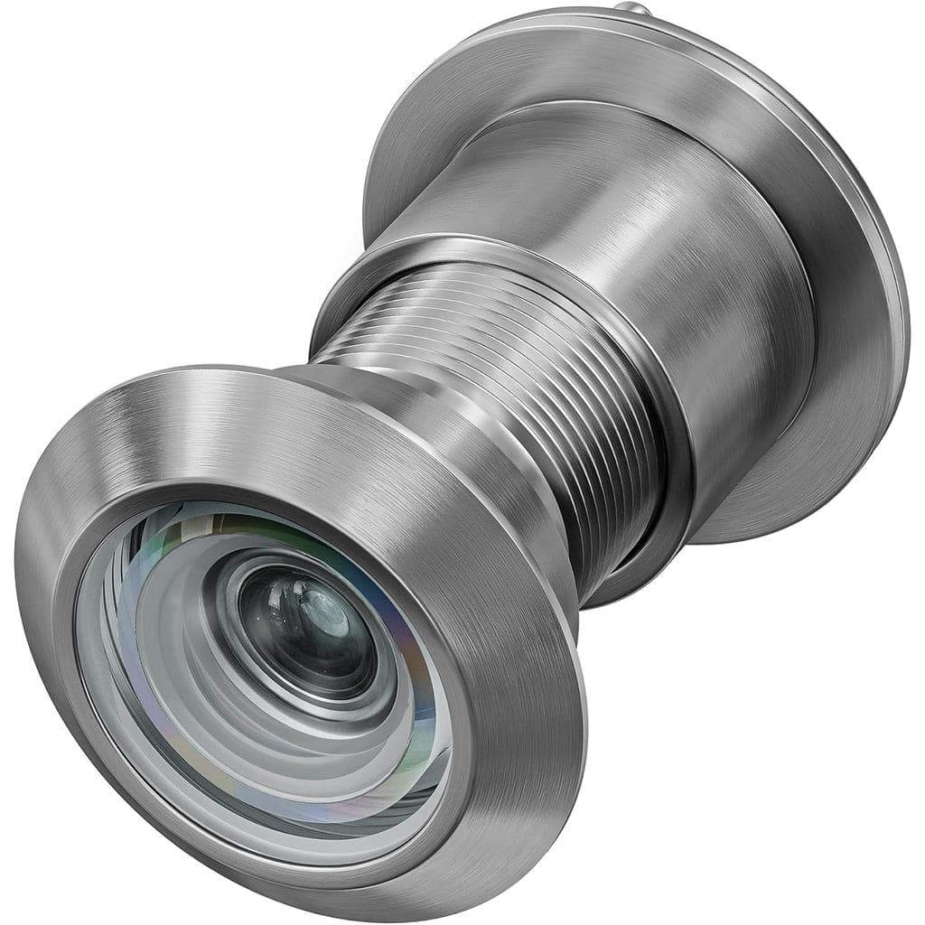 Olho mágico para porta, em latão maciço, visão HD de 220 graus, com broca de 1-7/64″ (28mm) e tampa de privacidade, comp