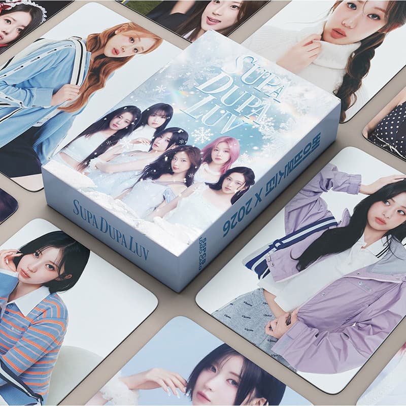 Cartões Fotográficos KPOP 55 BABYMONSTER, Cartões LOMO, SUPA DUPA LUV, Coleção de Álbuns T2OP MVVR