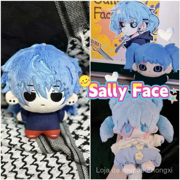 Brinquedos de Pelúcia Sally Face Sal de 10cm, Melhor Coleção para Fãs de Jogos, Melhores Presentes para Decoração de Cas