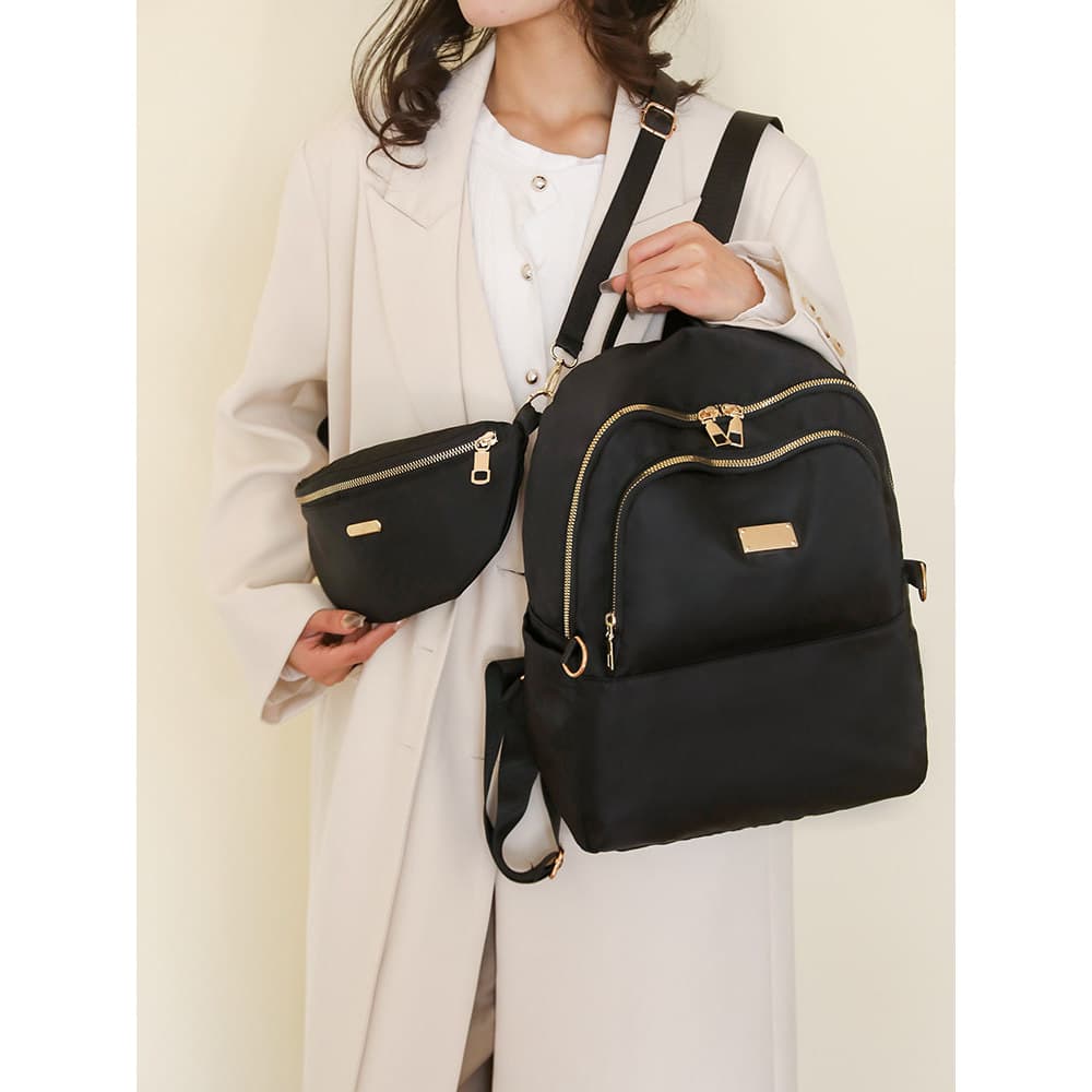 Mochila feminina 2025 novo estilo na moda viagem Oxford pano pequena mochila feminina All-Match moda lona pequeno saco d