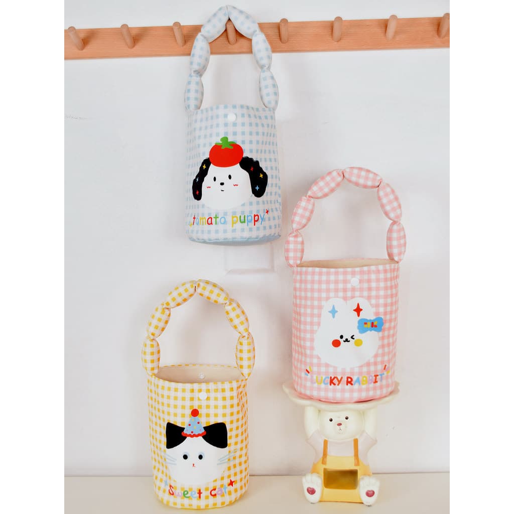 bolsa feminina Bolsa Bonito dos desenhos animados Outing bolsa de trabalho feminino viagem leve pequeno saco de artigos
