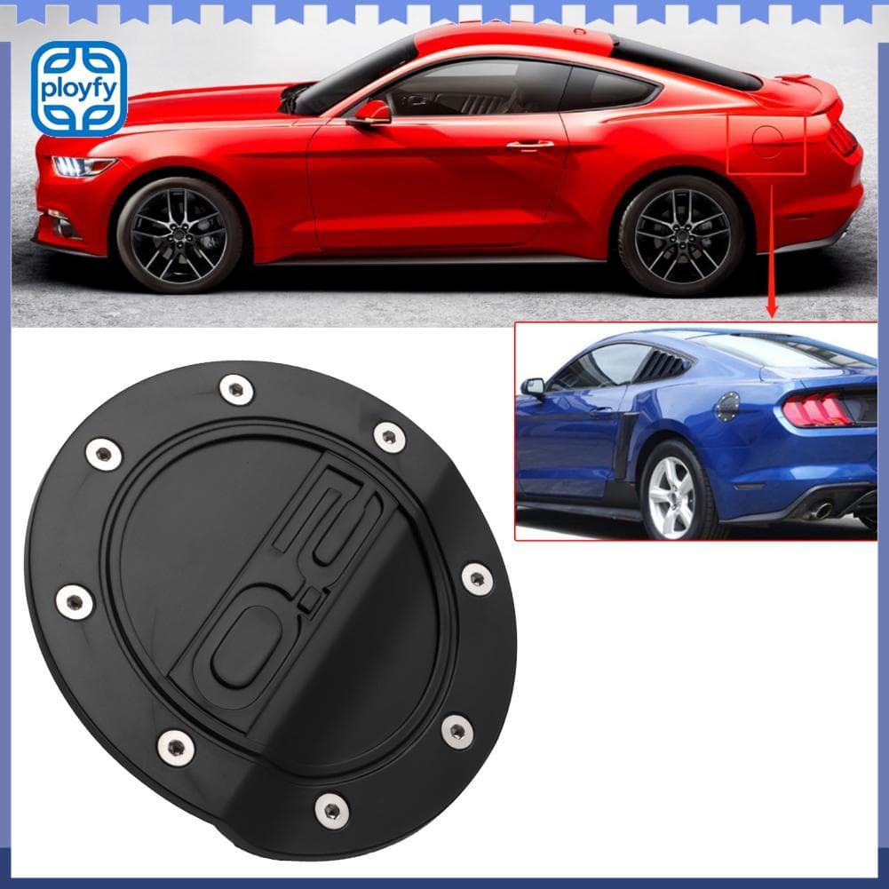 Ployfy Tampa da porta de combustível adequada para todos os modelos 215 221 tampa de gás do carro tampa preta de peças