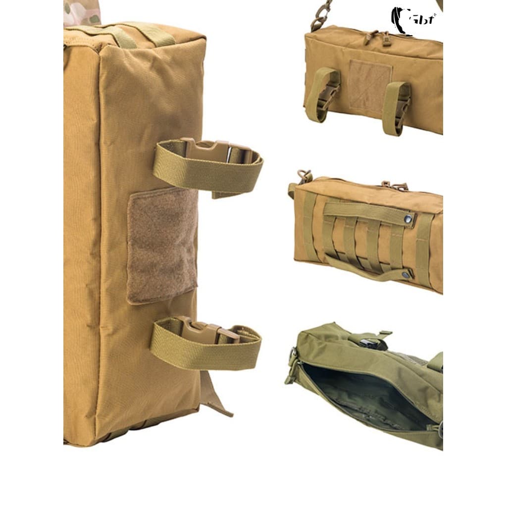 Bolsa de cintura tática ao ar livre molle acessório saco tático à prova dwaterproof água grande saco de armazenamento de