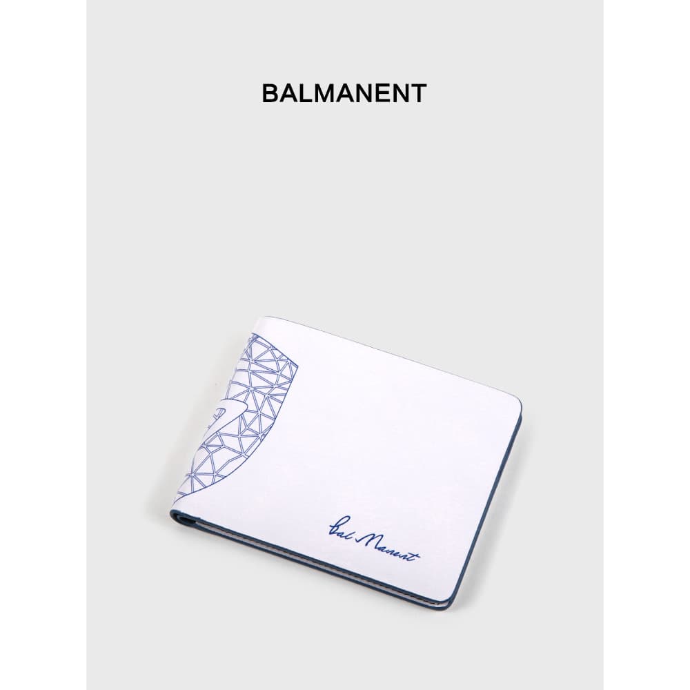Carteira masculina primeira camada de couro Horizontal branco carteira moda única carteira de couro genuíno juventude Ul