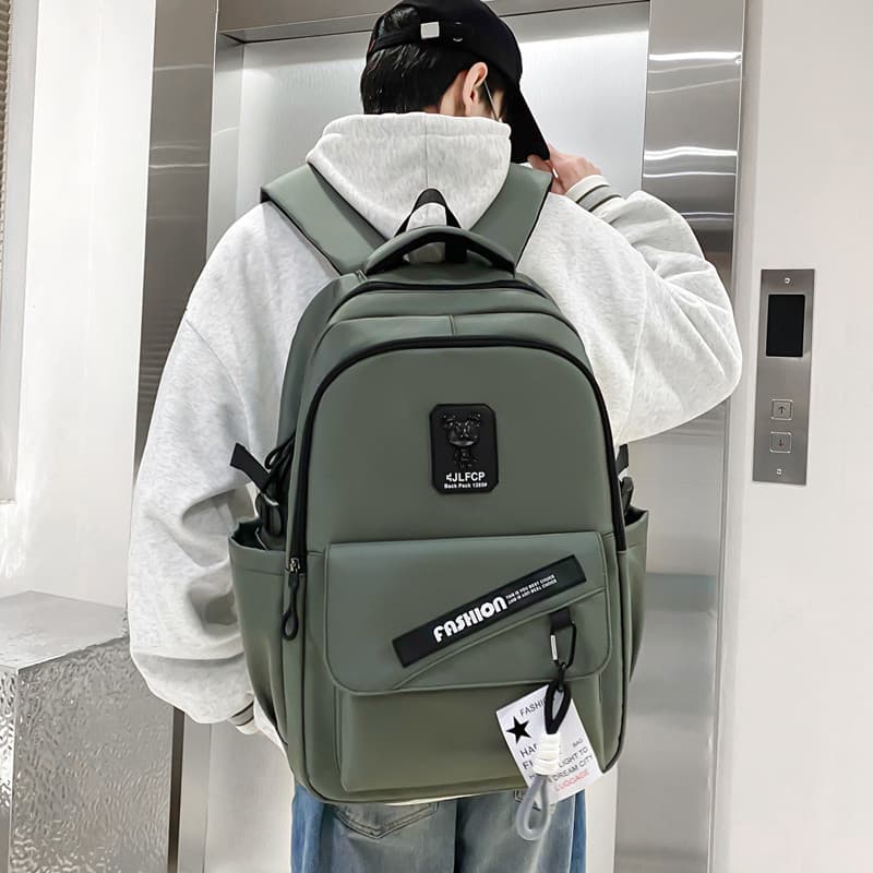 Rua mochila masculina de grande capacidade estilo Preppy japonês mochila Casual ao ar livre casal feminino na moda mochi