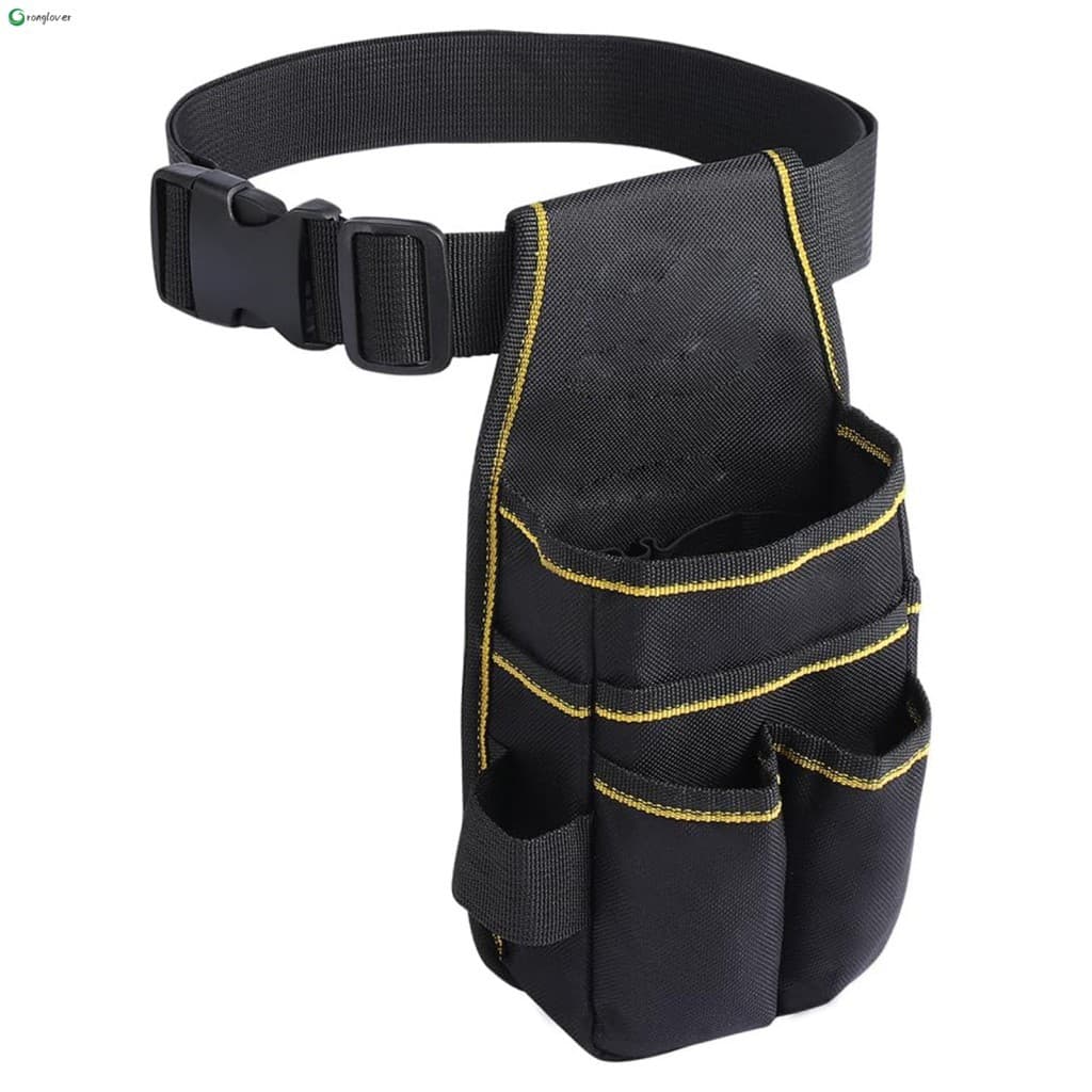 Bolsa De Cintura Para Ferramentas Eletricista Industrial-Multicamadas Ajustável Espessada Resistente Ao Desgaste