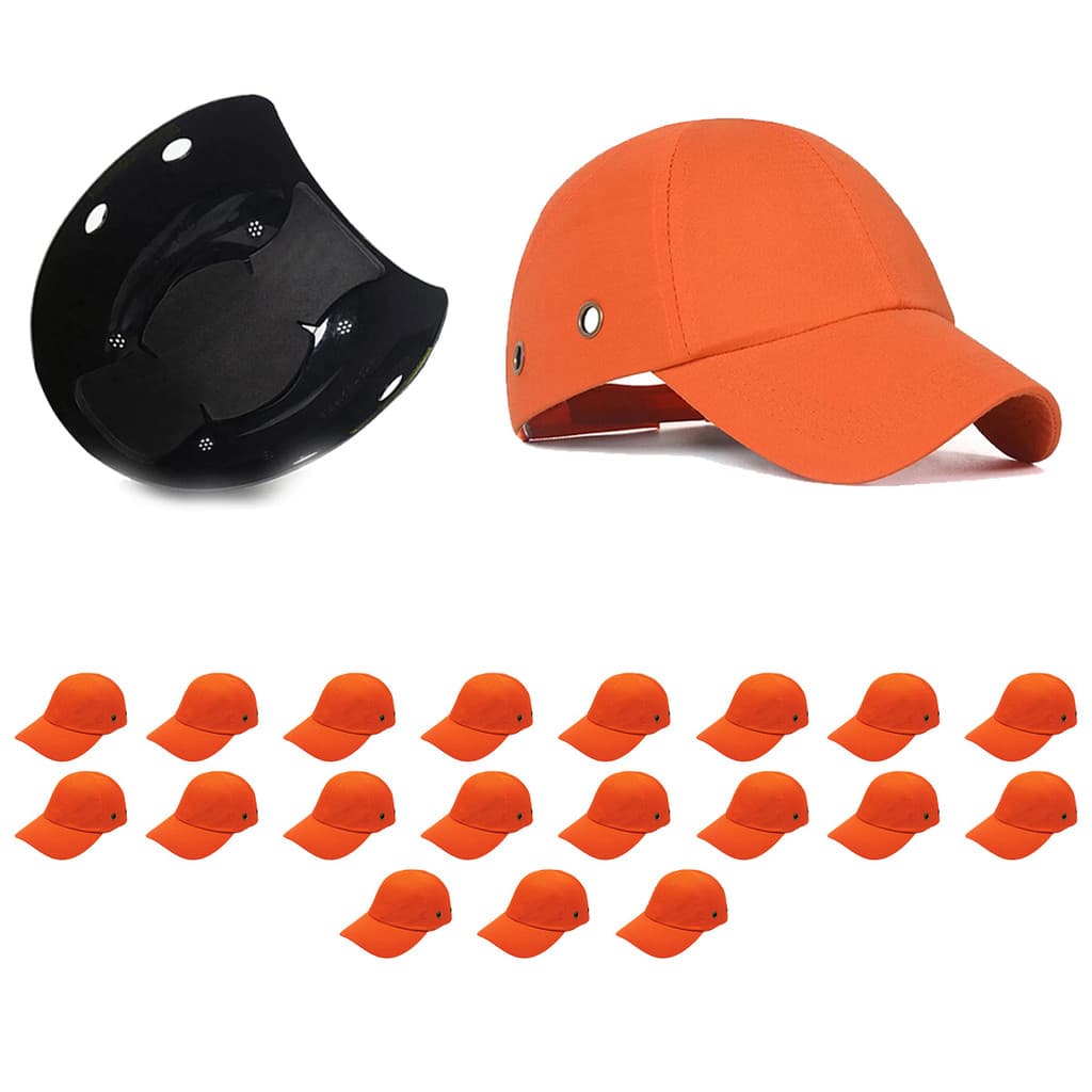 Bone com Capacete Seguranca EPI Kit 19 Uni Obra Reparo Casquete Construcao Oficina Trabalho Protecao Resistente