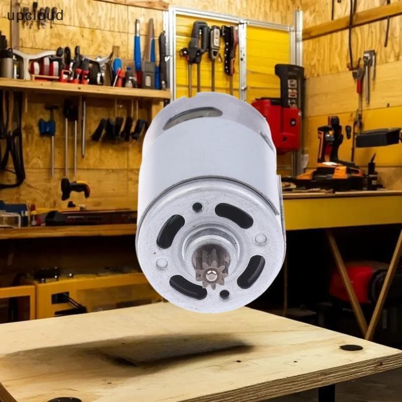 Novo Mini Motor ELectric 550 DC 12V 9 Dentes Moedor De Ângulo Universal Peça De Reparo De Ferramenta Elétrica Para Motos