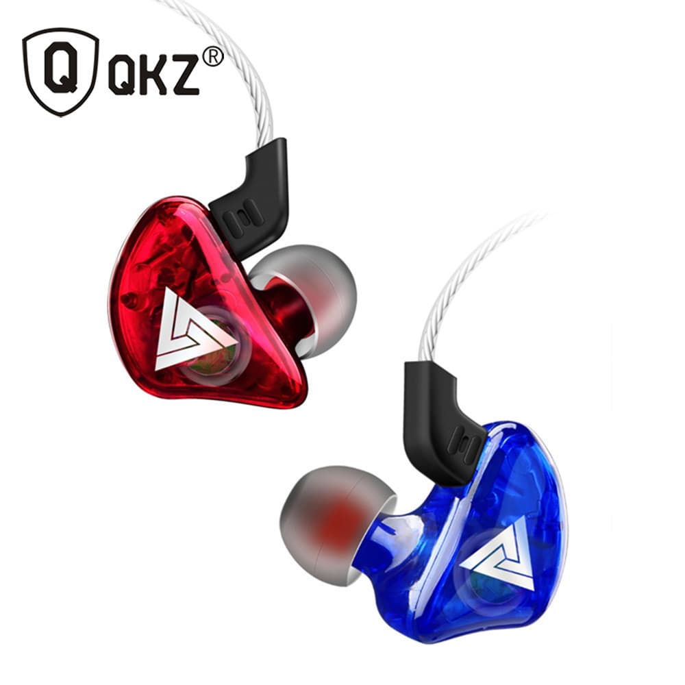 Novos Fones De Ouvido QKZ CK5 Dinâmicos Hi-Fi Bass Com Fio E Microfone