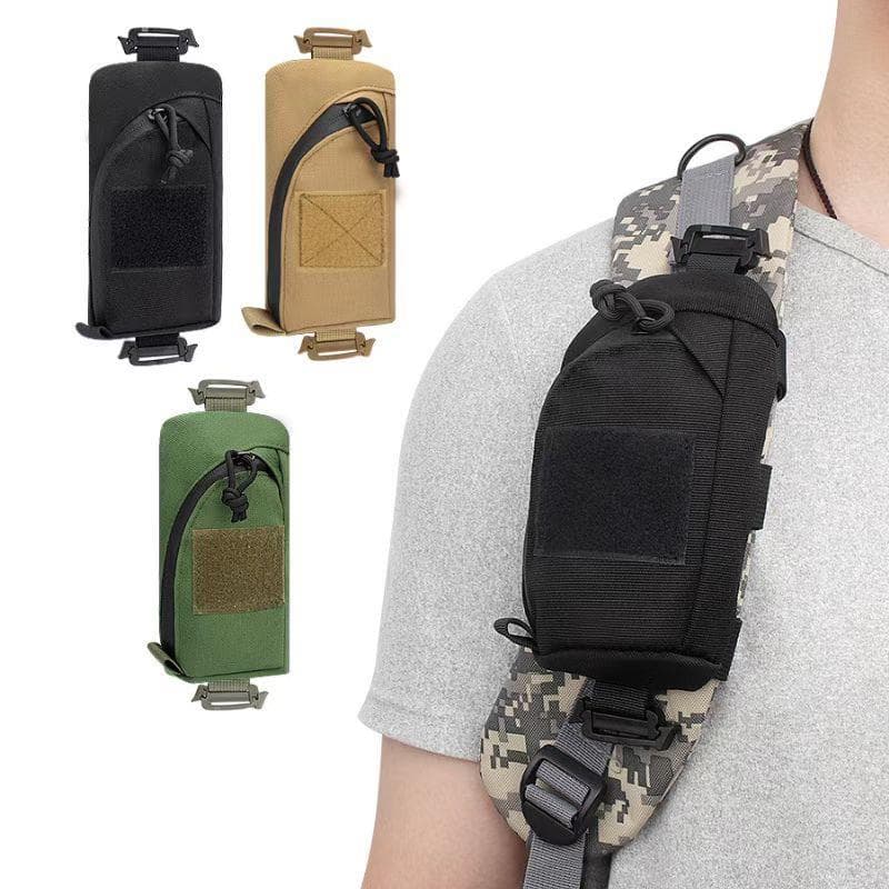 Alça de ombro Bolsa Alça de ombro tática Bolsa Pingente para celular ao ar livre Bolsa Ventilador militar Bolsa de artig